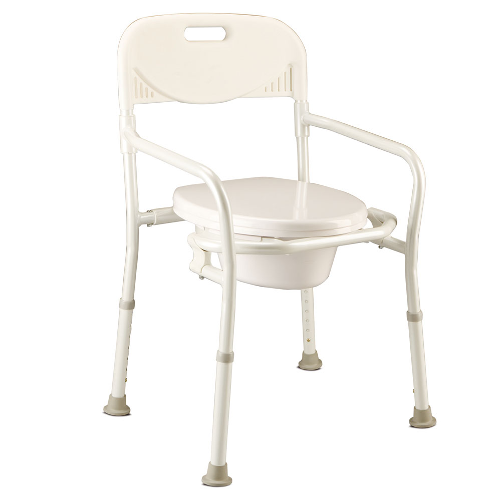 Care Quip Folding Bedside Commode 1 Care Quip Folding Bedside Commode