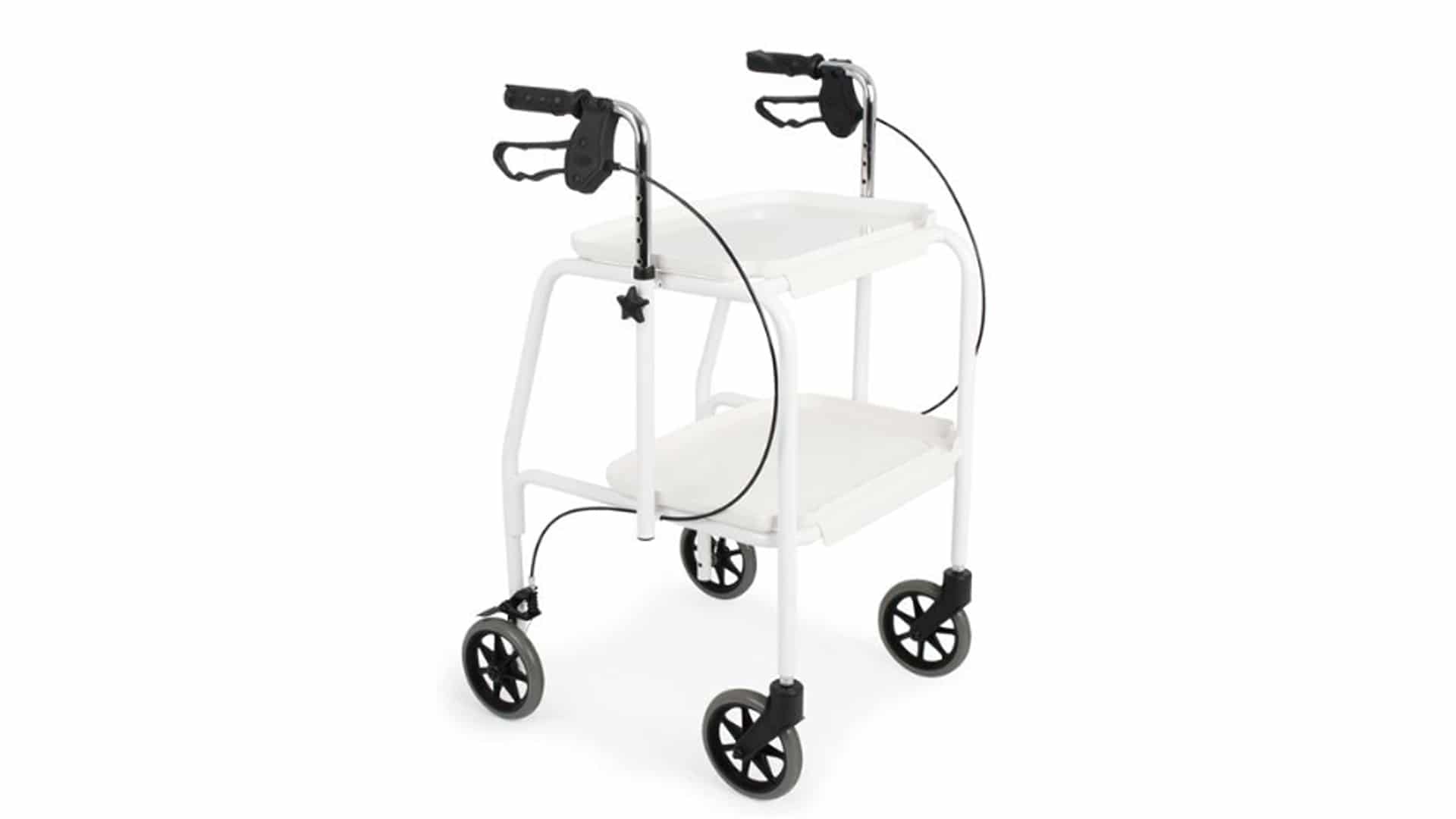 Days Tray Mobile Walker with Handbrakes 9 Days Tray Mobile Walker with Handbrakes 1