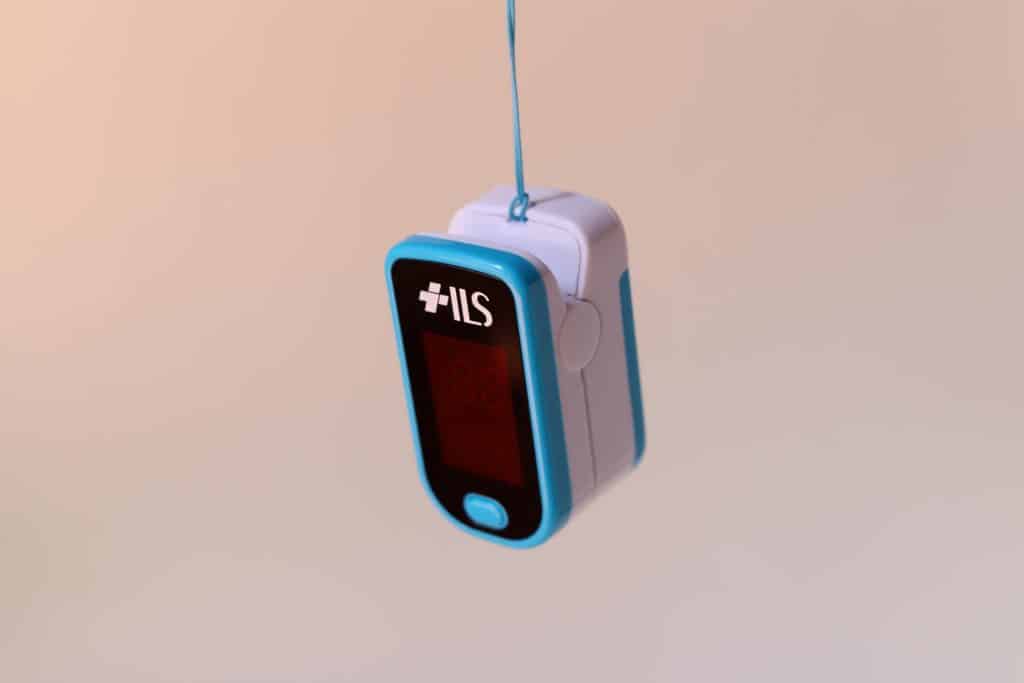 Front shot of an ILS Fingertip Pulse Oximeter