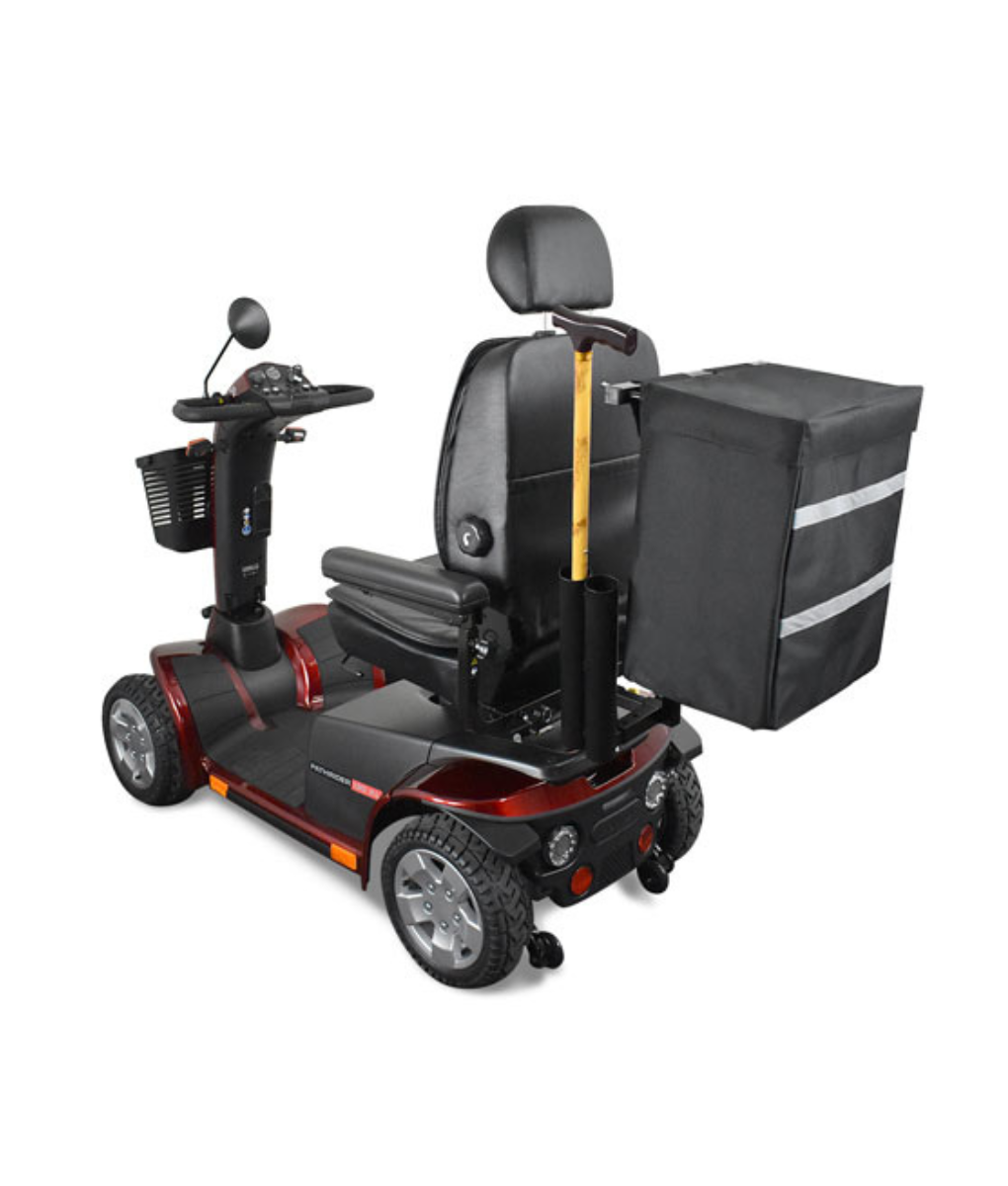 Mobility Scooter Rear Bag & Cane Holder 1 Mobility Scooter Rear Bag & Cane Holder