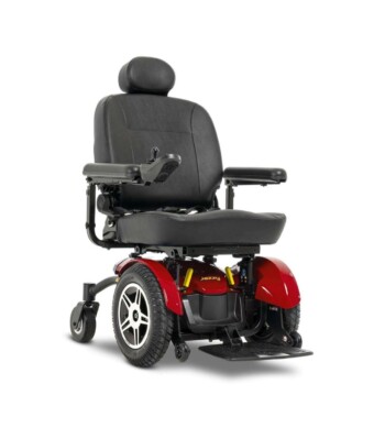 Pride Mobility Jazzy Elite HD Power Chair Red image 2