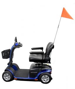 Mobility Scooter Flag & Bracket