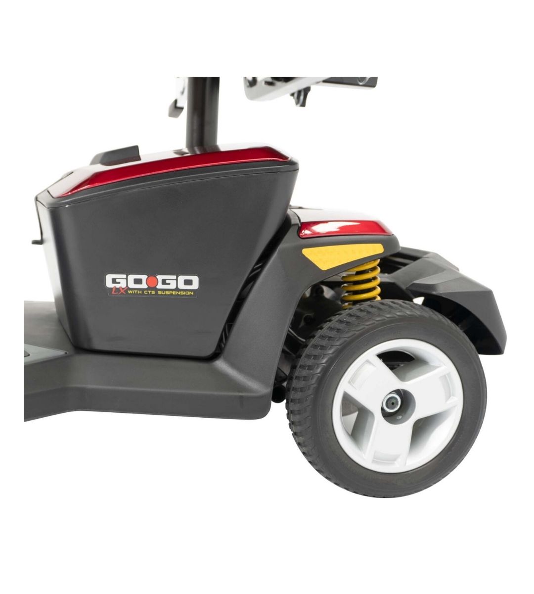 S2864 - Pride GoGo LX Mobility Scooter (4) Pride Mobility Go Go LX With CTS Suspension Mobility Scooter - Image 4