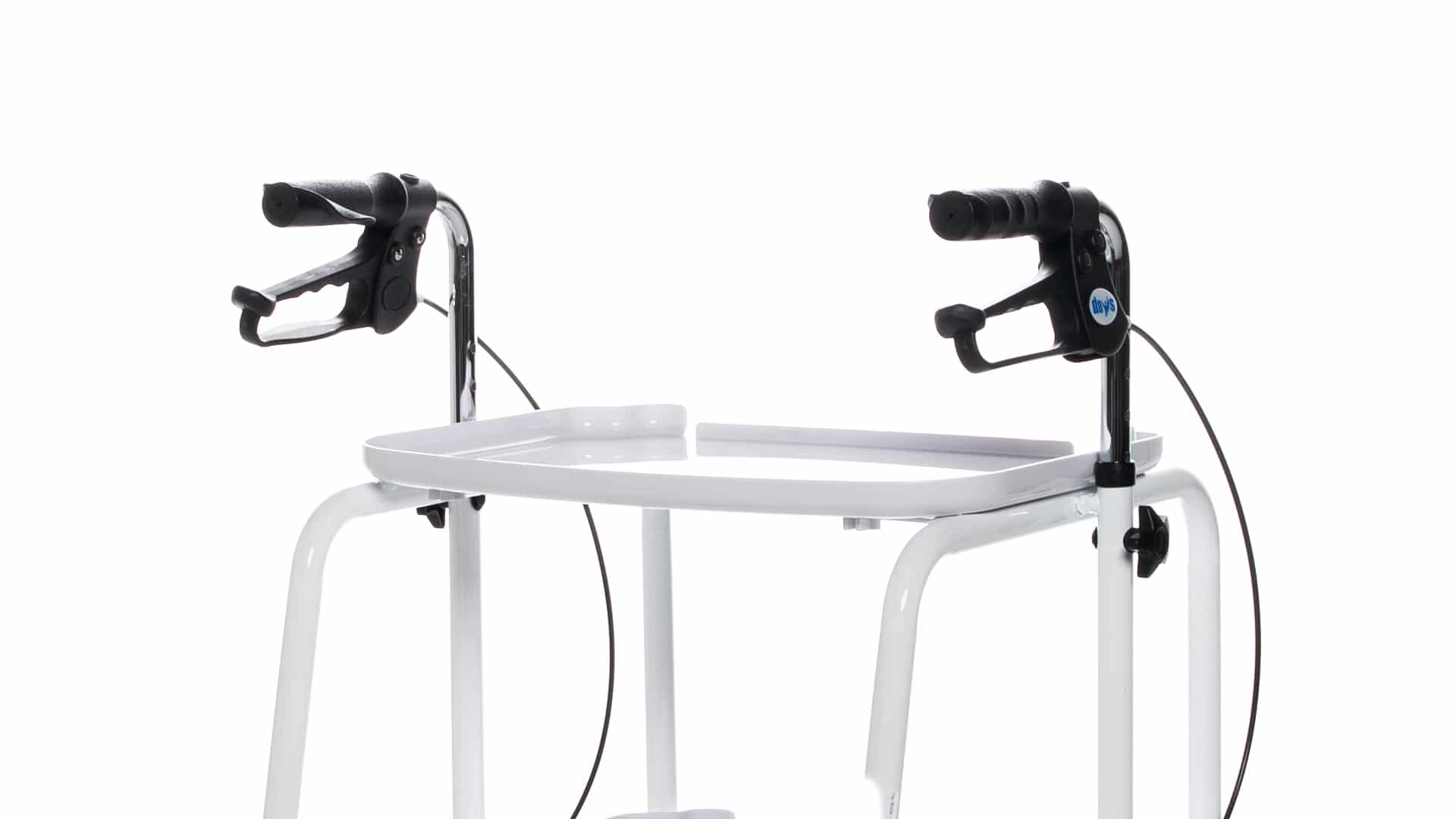 Days Tray Mobile Walker with Handbrakes 10 Days Tray Mobile Walker with Handbrakes 1