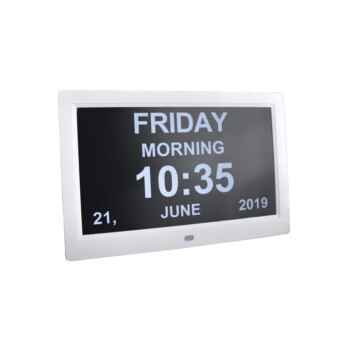 KCare Digital Clock With Alarm & Text Reminders