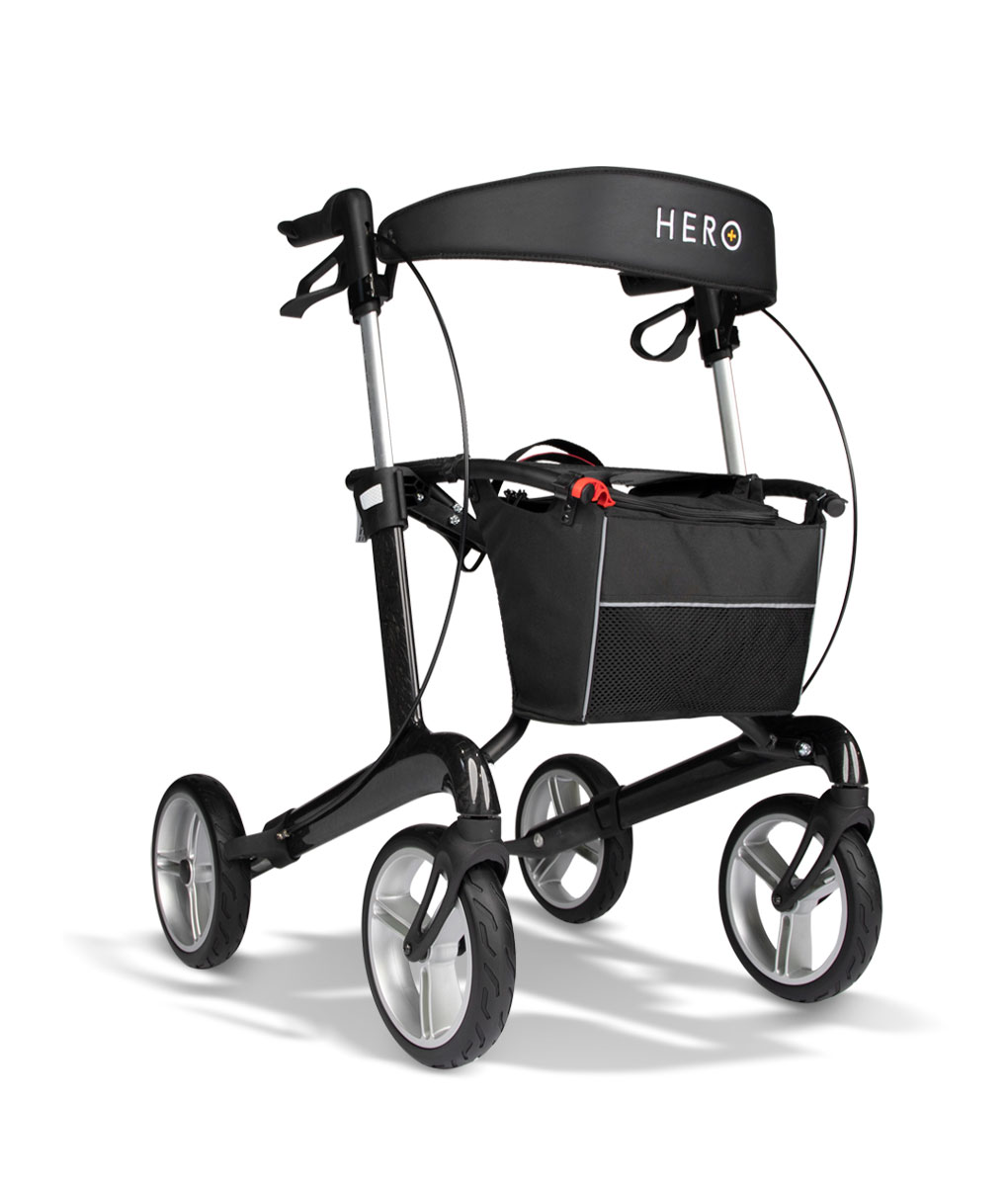 Hero Medical Euro Lite Seat Walker (Carbon Fibre) 1 Hero Medical Euro Lite Seat Walker (Carbon Fibre)