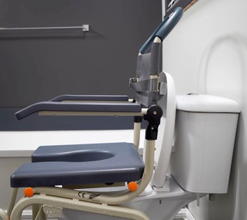 Showerbuddy Roll In Buddy Lite Transit Shower Commode 7 Showerbuddy Roll In Buddy Lite Transit Shower Commode - Image 7