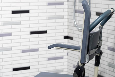 Showerbuddy Roll In Buddy Lite Transit Shower Commode 3 Showerbuddy Roll In Buddy Lite Transit Shower Commode - Image 3