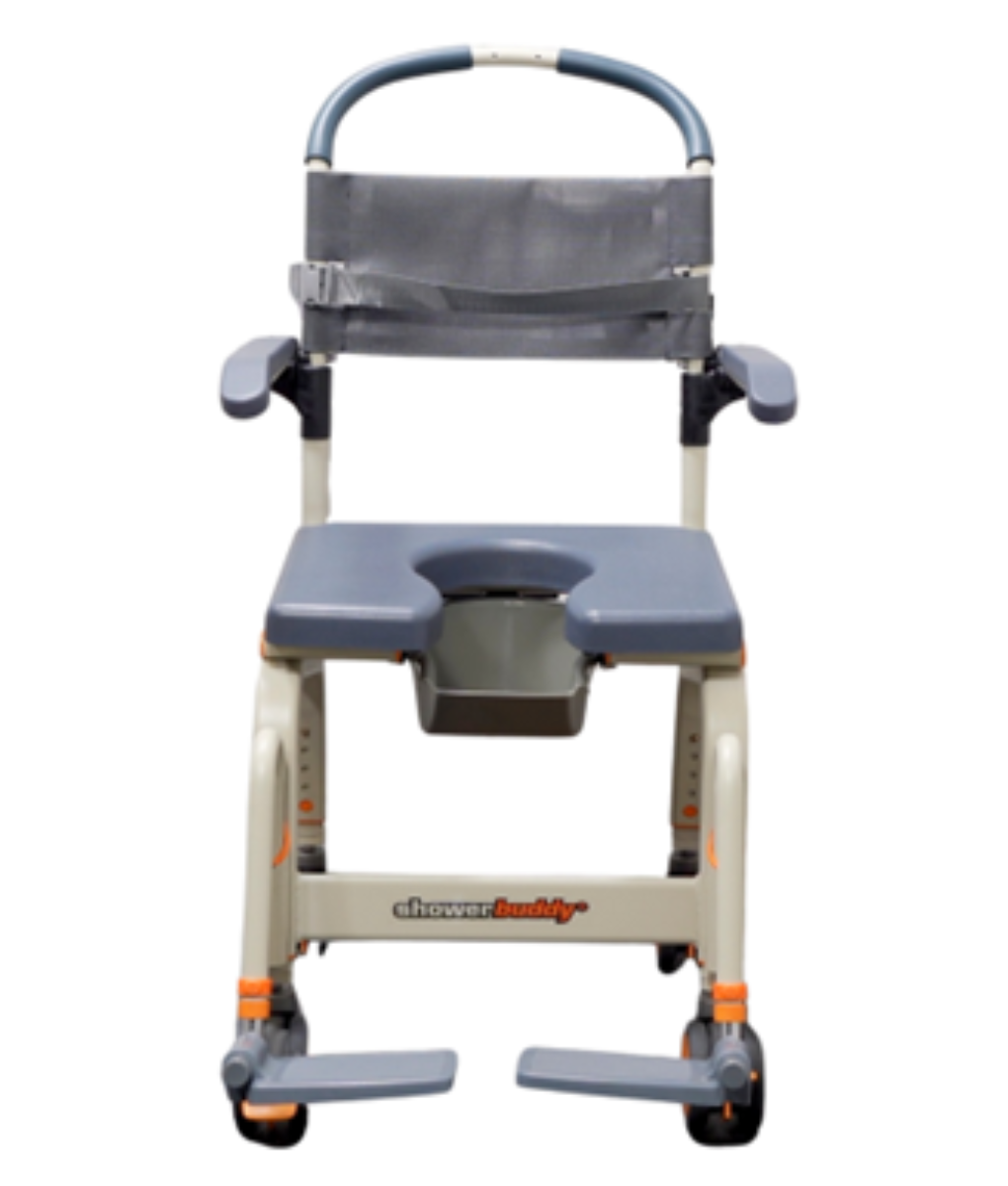 Showerbuddy Roll In Buddy Lite Transit Shower Commode 1 Showerbuddy Roll In Buddy Lite Transit Shower Commode