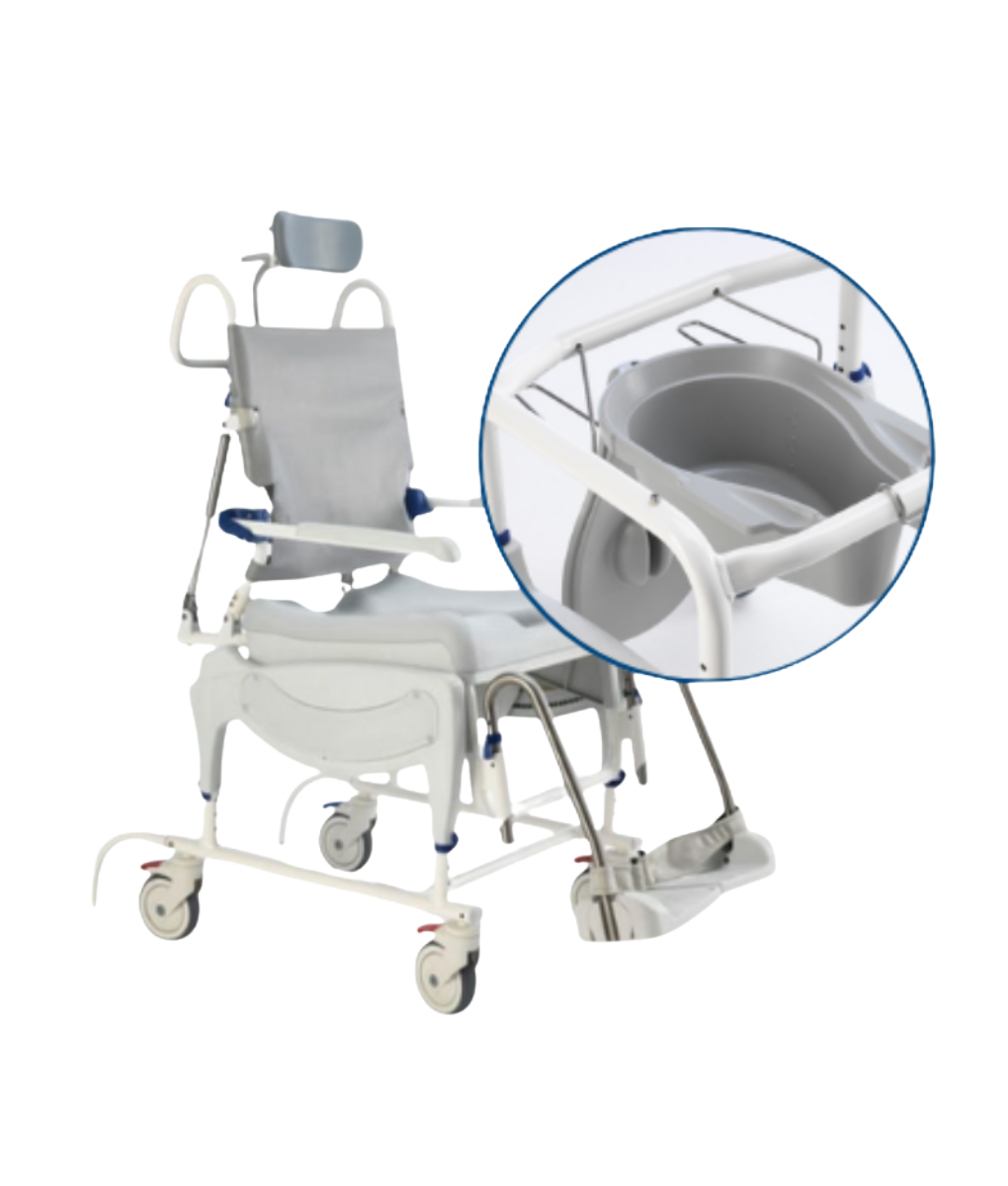Aquatec Shower Commode Bed Pan Carrier Aquatec Shower Commode Bed Pan Carrier