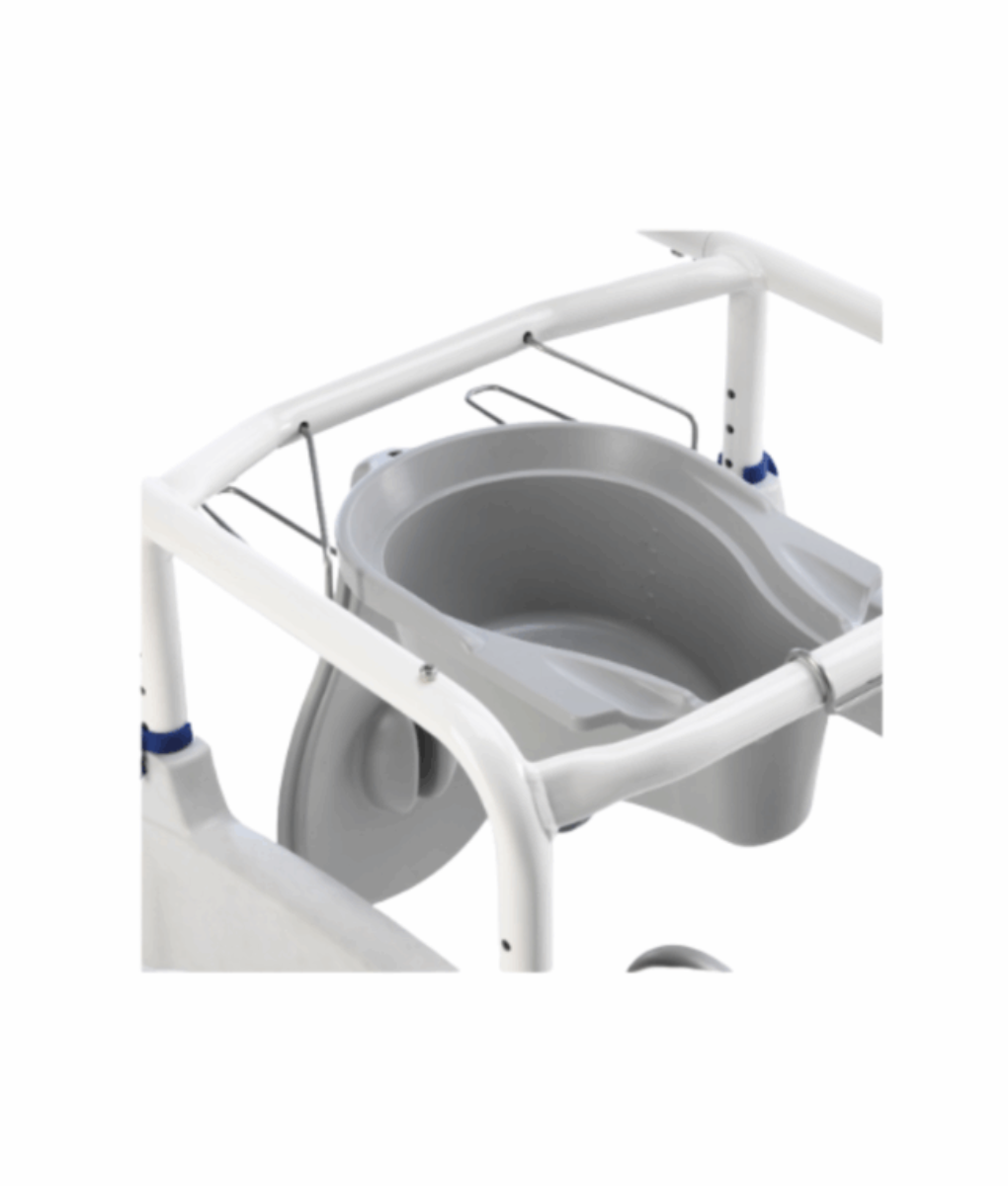 Aquatec Shower Commode Bed Pan Carrier Image 2 Aquatec Shower Commode Bed Pan Carrier Image 2