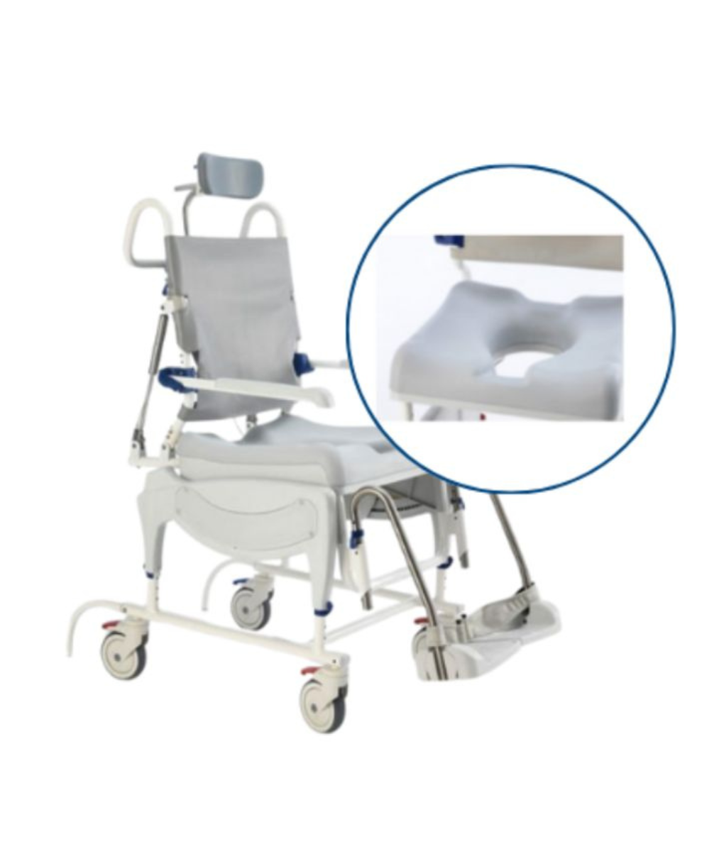 Aquatec Shower Commode Soft Seat 2 Aquatec Shower Commode Soft Seat Image 2