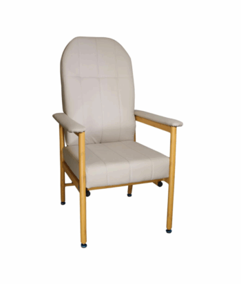 KCare Murray Bridge Fawn Vinyl High Back Day Chair