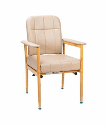 KCare Murray Bridge Fawn Vinyl Low Back Day Chair