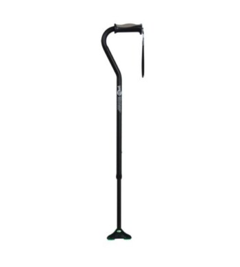 Hugo Offset Cane w/Quad Pod Tip Quad Cane