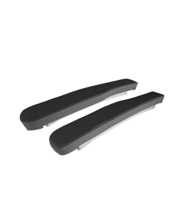 Configura Comfort Armrest Set Black Vinyl